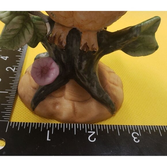 Vintage UCG Taiwan Owl Figurine On Tree Branch - Picture 11 of 11